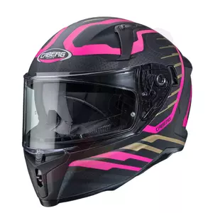 Caberg Avalon Forge casco moto integrale nero/grigio/rosa opaco M-1