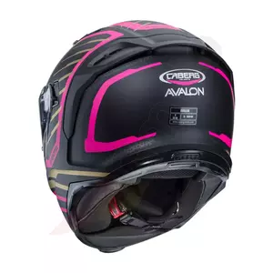 Caberg Avalon Forge casco moto integrale nero/grigio/rosa opaco M-3