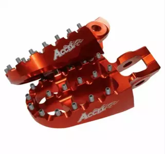 Podnóżki aluminiowe cross Accel pomarańczowy - FP19OR