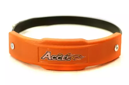 "Accel" amortizatoriaus dangtelis 102-127 mm oranžinis-1