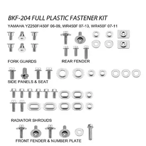 Verkleidungsschrauben Schraubensatz für Verkleidungen Accel Yamaha WR 250 450 YZ 250 450 - BKF204