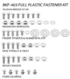Conjunto de parafusos para plásticos Accel - BKF-403