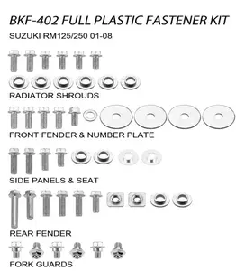 Verkleidungsschrauben Schraubensatz für Verkleidungen Accel Suzuki RM 125 250 - BKF402