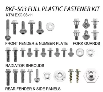 Σετ βιδών για πλαστικά Accel - BKF503