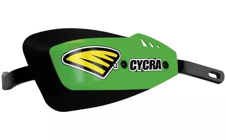 Cycra Series One 28,6 mm håndbeskyttere med beslag grøn-1
