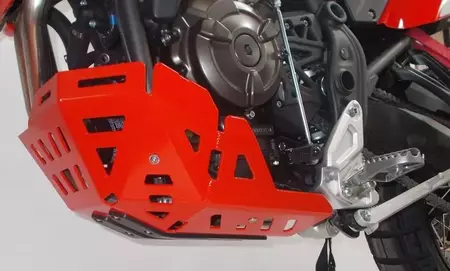Hliníkový kryt motora Yamaha Tenere 700 19- červená (Euro 4) - 2CP09000550007