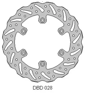 Delta Braking DBD028G aizmugurējais bremžu disks - ONL_DBD028G