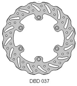 Bremsscheibe Delta Braking DBD037G hinten - ONL_DBD037G