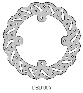 Заден спирачен диск Delta Braking DBD005G - ONL_DBD005G