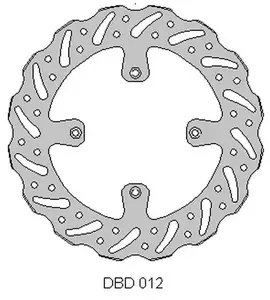 Delta Braking DBD012G priekšējais bremžu disks - ONL_DBD012G