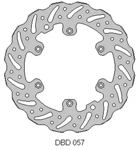 Delta Braking DBD057G priekšējais bremžu disks - ONL_DBD057G