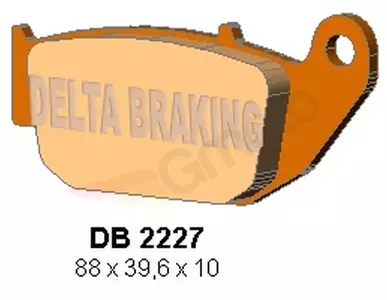 Delta Braking DB2227OR-D aizmugurējās bremžu uzlikas - DB2227OR-D