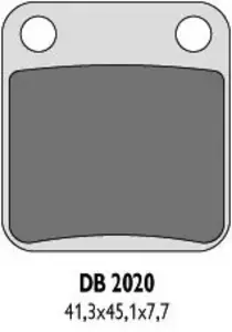 Brzdové destičky Delta Braking DB2020OR-N - DB2020OR-N