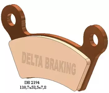 "Delta Braking" DB2194RD-ER kairės pusės galinių stabdžių trinkelės - DB2194RD-ER