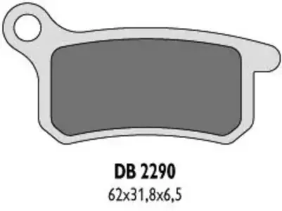 Delta Braking DB2290OR-N aizmugurējās bremžu uzlikas - DB2290OR-N