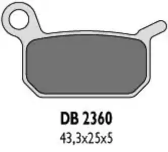 Pastilhas de travão traseiras Delta Braking DB2360OR-D - DB2360OR-D