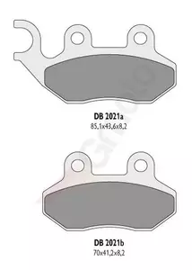 Zavorne ploščice Delta Braking DB2021RD-N2 KH264 - DB2021RD-N2