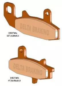Delta Braking DB2740OR-D remblokken - DB2740OR-D