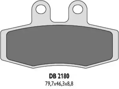 Delta Braking DB2180OR-D plaquettes de frein - DB2180OR-D