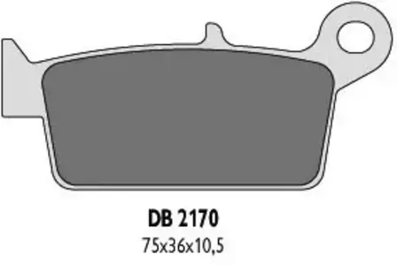 Plăcuțe de frână Delta Braking DB2170OR-D - DB2170OR-D