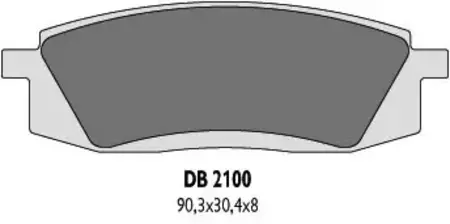 Brzdové doštičky Delta Braking DB2100OR-D - DB2100OR-D