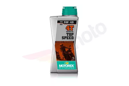 Syntetický motorový olej Motorex Top Speed 4T 5W40 1 l - 308272