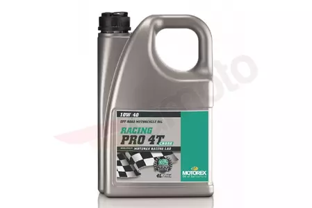 Olej silnikowy Motorex Racing Pro Cross 4T 10W40 Mineralny 4 l - 305517