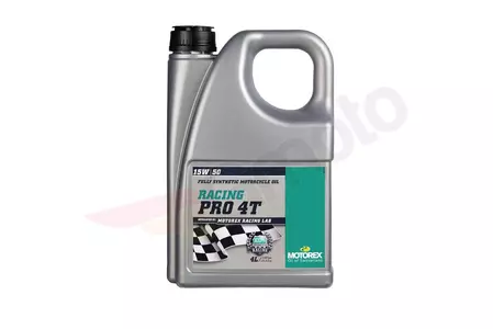 Motorex Racing Pro 4T 15W50 synthetische motorolie 4 l - 303106