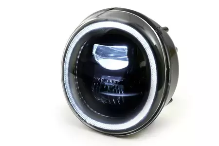 HighPower Moto Nostra LED LED reflector frontal negru Vespa GT GTS Super 125-300 -18-5