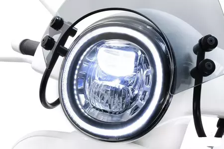 Lampa przód reflektor LED HighPower Moto Nostra chrom Vespa GT GTS GTS Super 125-300 -18-3