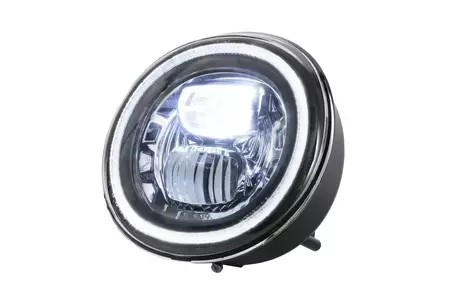LED světlomet HighPower Moto Nostra chrom Vespa GT GTS Super 125-300 -18-7