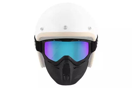 Motocyklové okuliare NoEnd 3.6 s maskou - NE448401B