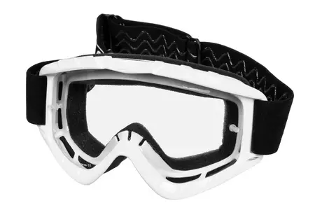 NoEnd 3.6 Serie Motorradbrille weiß - NE448400A