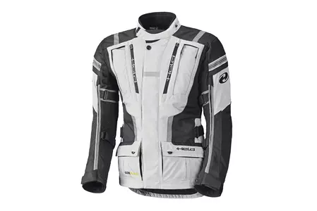 Held Hakuna II sivo/črna tekstilna motoristična jakna 6XL-1