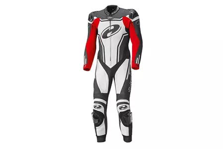 Held Rush kožený motocyklový oblek čierna/biela/červená 52-1