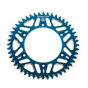 Hliníkové zadné reťazové koleso Grosskopf 270 50z JTR251.50 veľkosť 520 modré-1