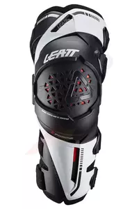 Leatt Z-Frame Knieprotektoren weiß schwarz M-2