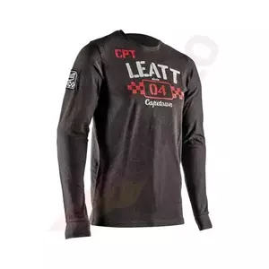 Μακρυμάνικη μπλούζα Leatt Heritage μαύρο XL - 5022400223