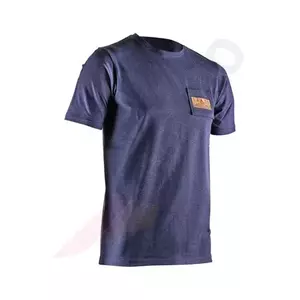 Leatt Upcycle T-shirt marineblauw XL - 5022400173