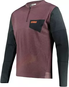 Leatt MTB trialo marškinėliai 4.0 Malbec violetinė/juoda XL-2