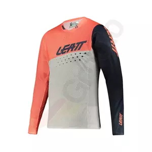 Leatt MTB тениска Gravity 4.0 V22 orange navy white S-2