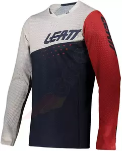 MTB marškinėliai Gravity 4.0 junior tamsiai balti raudoni XL 150-160 cm - 5022080753