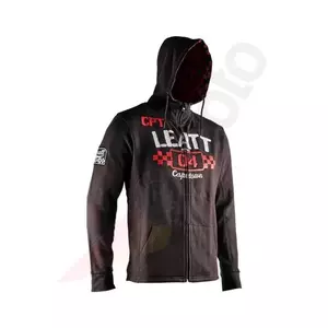 Leatt Hoodie Heritage kapucnis pulóver fekete XL - 5022400233