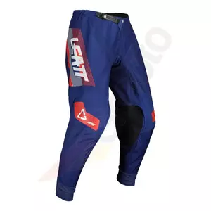 Leatt pantaloni de motocicletă cross enduro 4.5 V22 navy roșu M - 5022030382