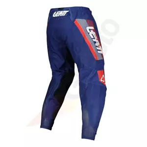 Calças Leatt para motociclismo cross enduro 4,5 V22 azul marinho vermelho L-3