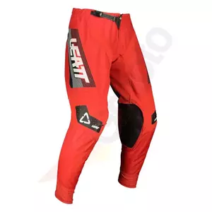 Calças Leatt para motociclismo cross enduro 4,5 V22 vermelho preto M - 5022030372