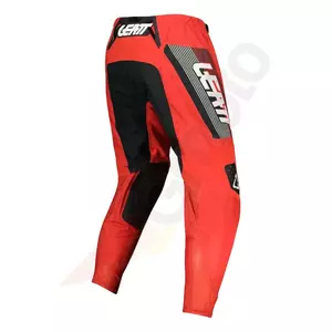 Calças Leatt para motociclismo cross enduro 4,5 V22 vermelho preto M-3