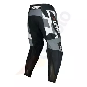 Leatt motorkářské cross enduro kalhoty 4.5 V22 Camo černá šedá bílá M-3