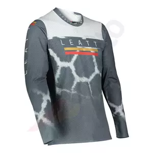 Shirt Motocross Hemd Offroad-Trikot Leatt 5.5 V22 Ultraweld grau weiß M-1