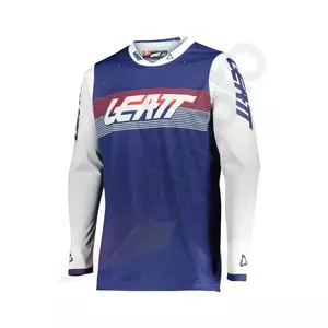 Shirt Motocross Hemd Offroad-Trikot Leatt 4.5 V22 lite dunkelblau weiß S-2